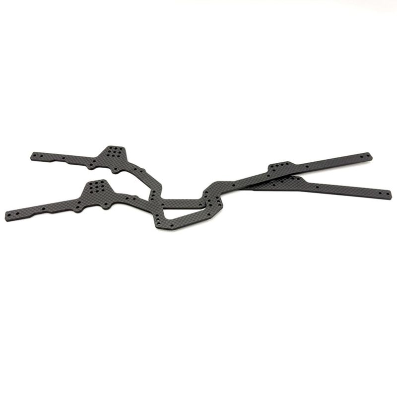 REEFS RC Carbon Fiber Chassis Rail Set, 1/10 Reefs XP10