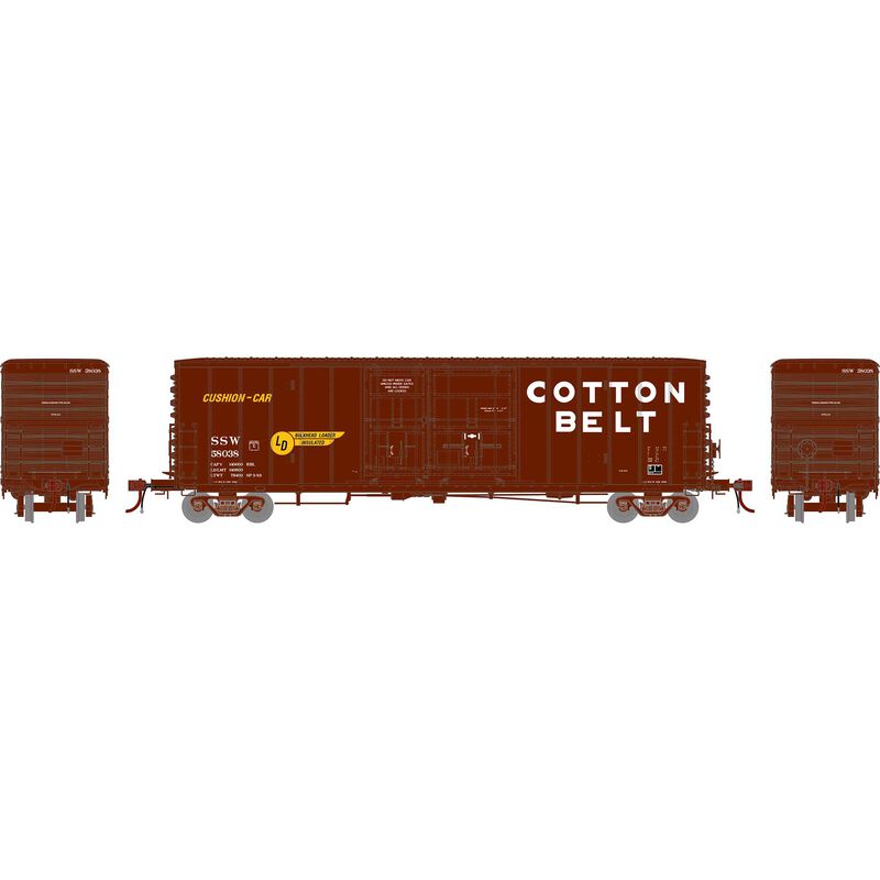HO GEN 50' PC&F Box Car w/ 8'&6' Youngstown Plug Door, SSW 'Cushion Car' #58038 HO GEN 50' PC&F Box Car w/ 8'&6' Youngstown Plug Door, SSW 'Cushion Car' #58038