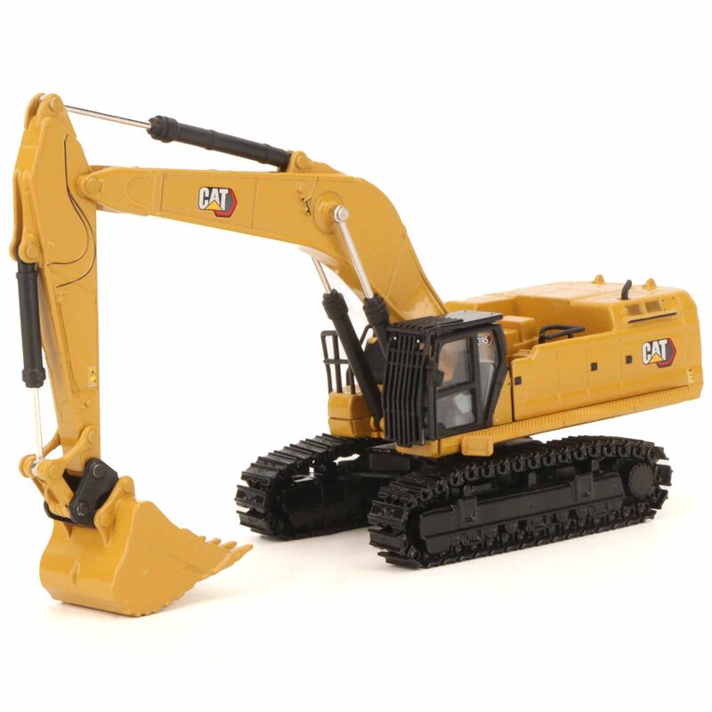 1:87 Cat 395 Next Generation Hydraulic Excavator - Mass Excavator Version with Metal Tracks