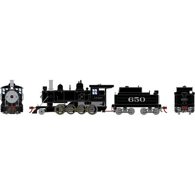 HO ATH 2-8-0 Steam Locomotive, ATSF #650 HO ATH 2-8-0 Steam Locomotive, ATSF #650