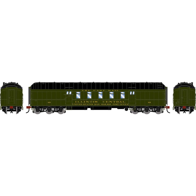 HO ATH 60' Pullman Common Standard Postal Car, IC #80