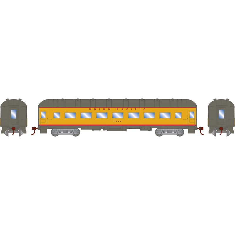 HO RTR Arch Roof Coach, UP #1336