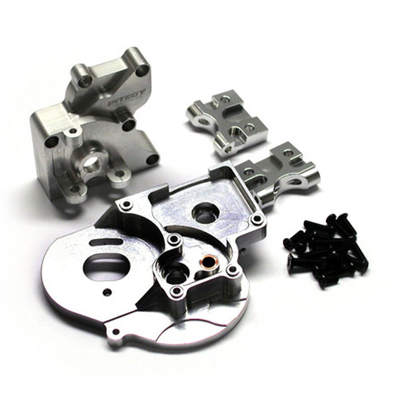 Integy Gear Box, Silver: Traxxas Stampede, Rustler, Bandit, Slash