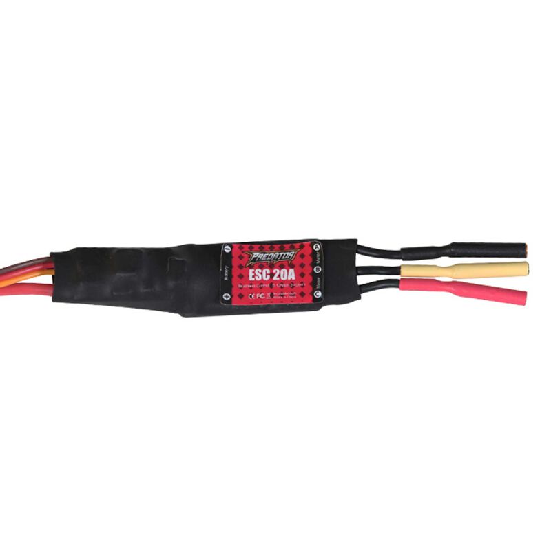 Predator 20A ESC, XT30: Edge 540 750mm Predator 20A ESC, XT30: Edge 540 750mm