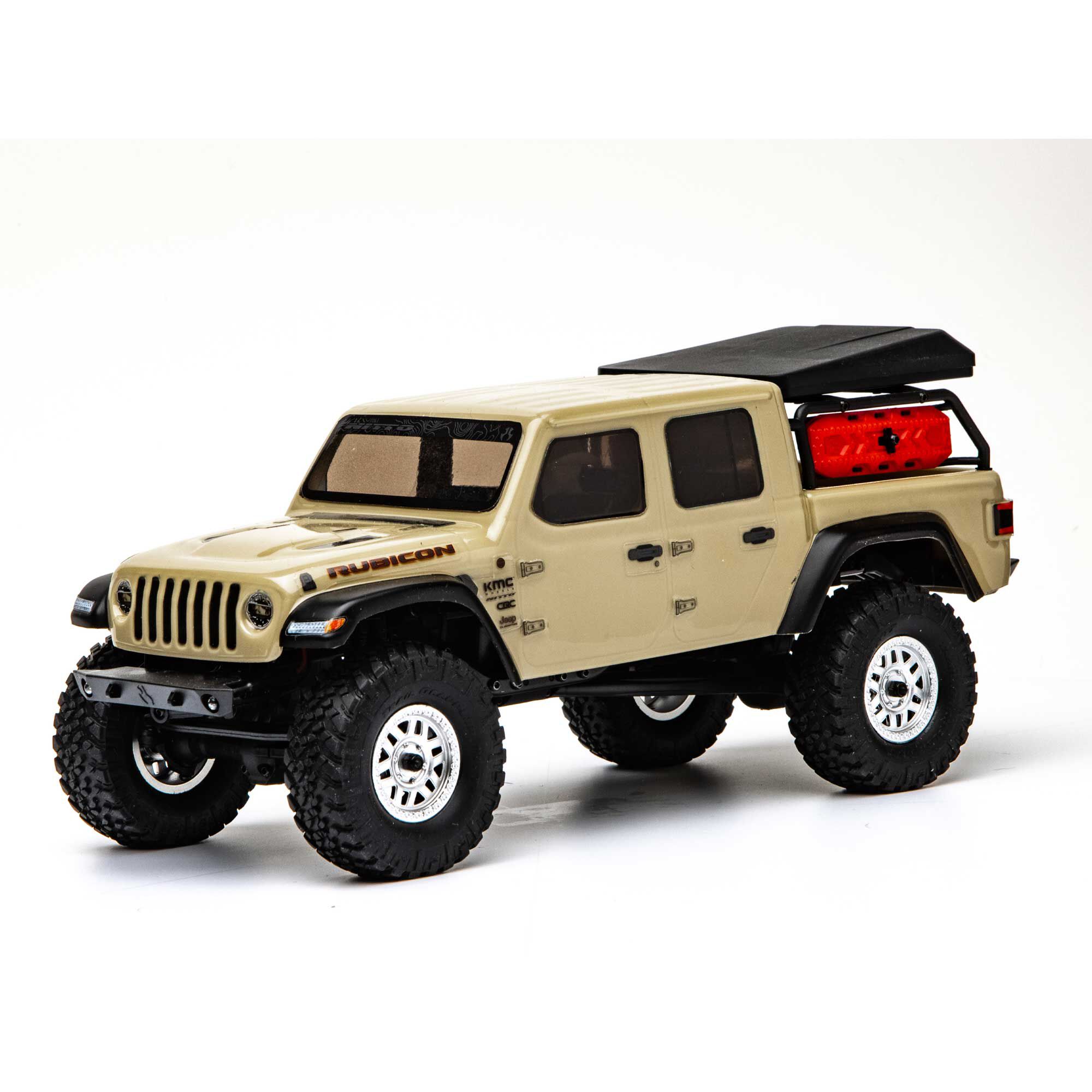 Axial 1/24 Scx24 Jeep JT Gladiator 4WD Rock Crawler Brushed RTR, Beige