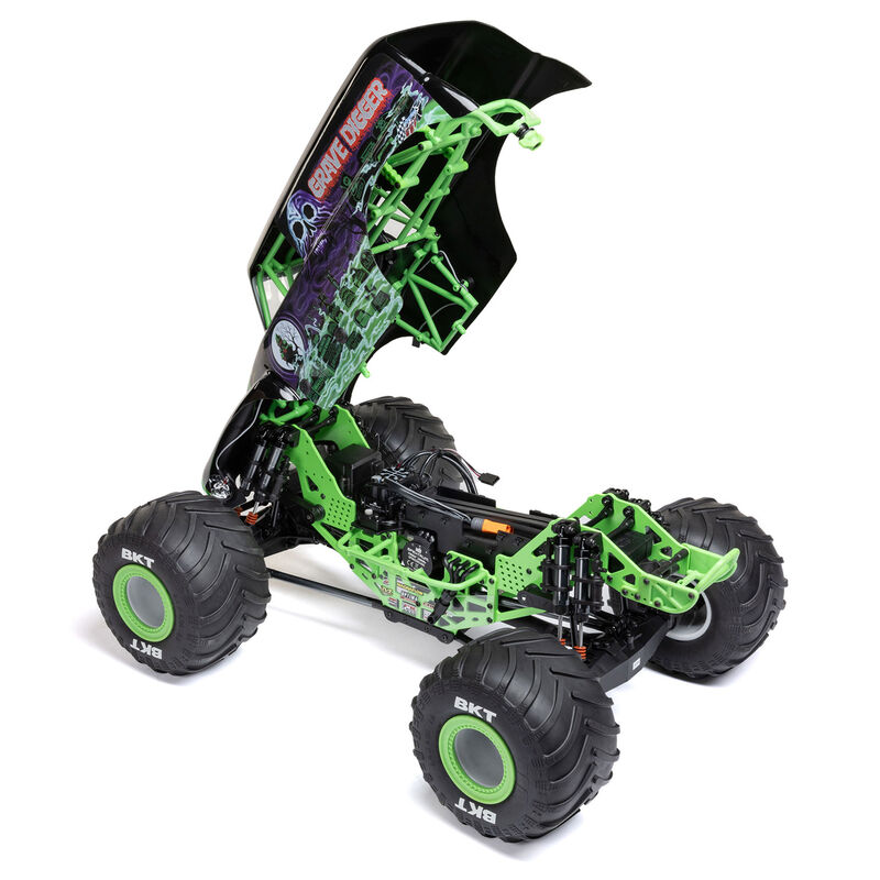 [�˾���ũ] LOS04028T1 [TEAM LOSI] LOSI 1/8 LMT 2.0 Grave Digger 4X4 �ָ��� �׽� �귯�ø��� ���� Ʈ�� RTR, �׸� 29