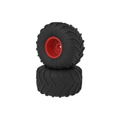 dBoots Chevron MT Tire Set, Glued, Red dBoots Chevron MT Tire Set, Glued, Red