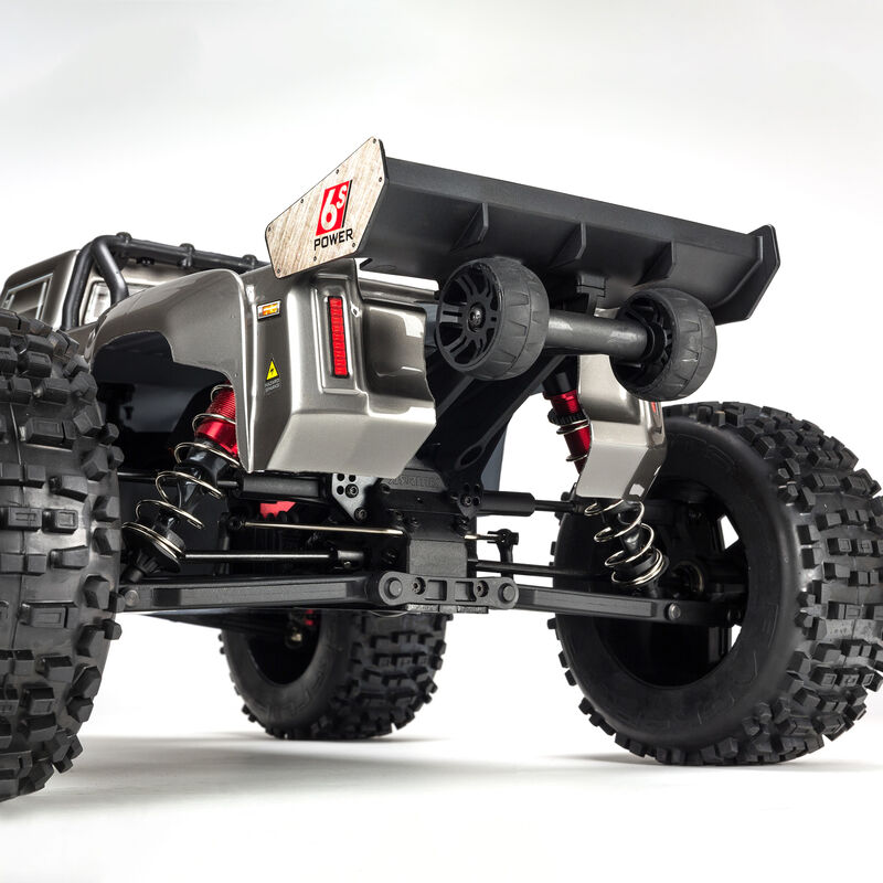 1/8 OUTCAST 6S BLX 4WD Brushless Stunt Truck with Spektrum RTR, Silver