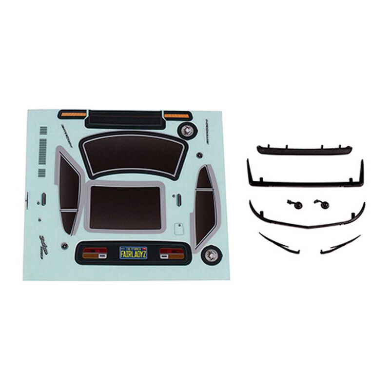 2023 Nissan Z Body Accessories Set, 1/27 Team Associated SR27 2023 Nissan Z Body Accessories Set, 1/27 Team Associated SR27