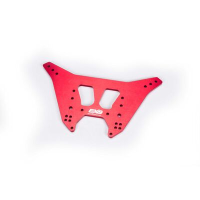 Rear Aluminum Shock Tower CNC 7075 T6 M, Red: EXB Rear Aluminum Shock Tower CNC 7075 T6 M, Red: EXB