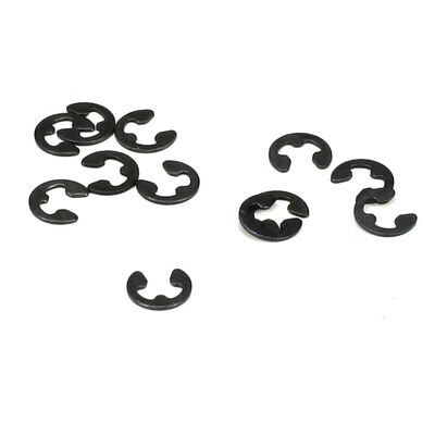 E-Clips, 3mm Shaft (12) E-Clips, 3mm Shaft (12)