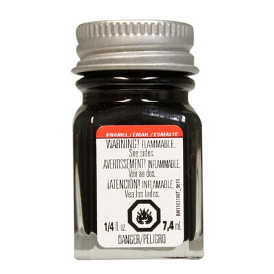 Enamel 1/4 oz Black Metallic Enamel 1/4 oz Black Metallic