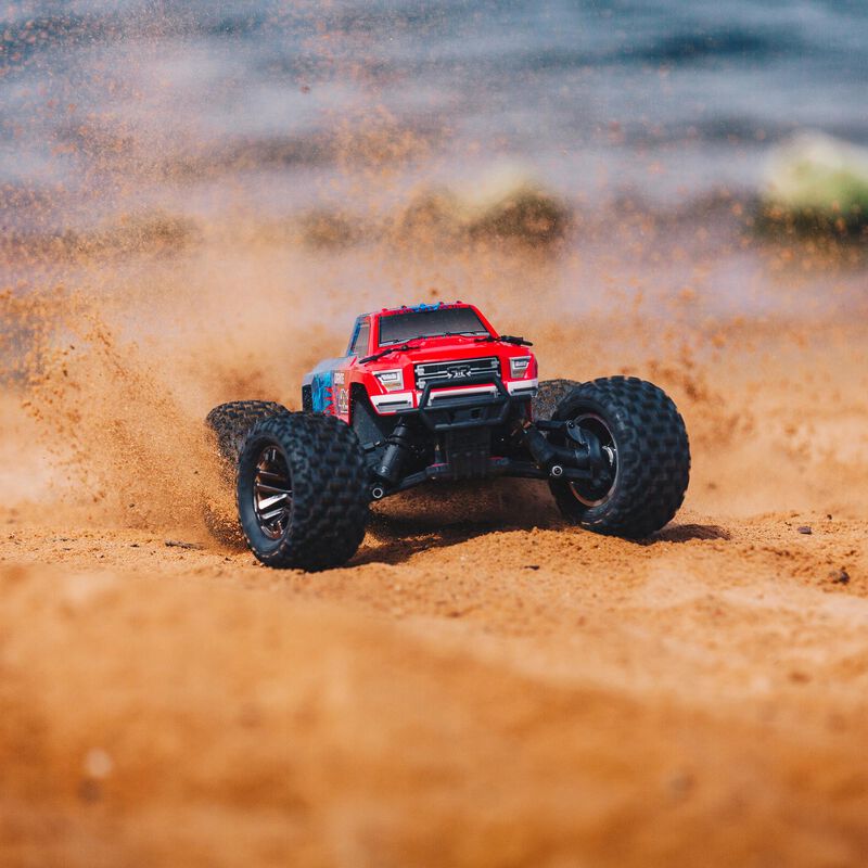 1/10 GRANITE 3S BLX 4WD Brushless Monster Truck with Spektrum RTR, Red/Blue