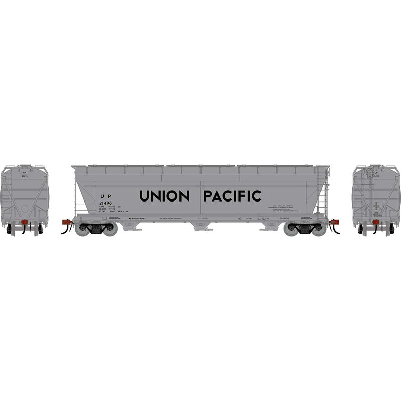 HO GEN ACF 4600 Covered Hopper, UP #21496