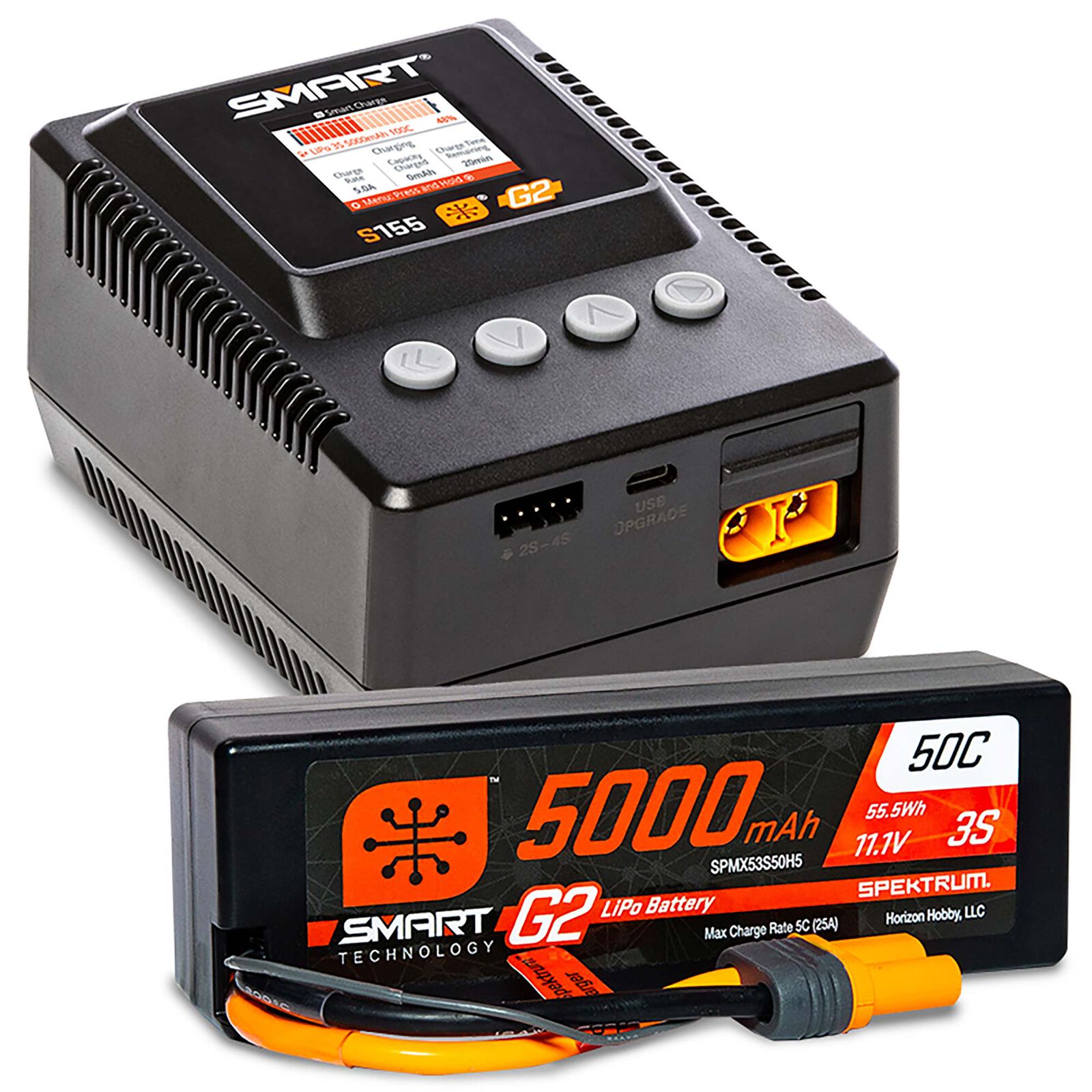Smart Powerstage 3S Surface Bundle: G2 5000mAh 3S LiPo IC5 & S155 Charger