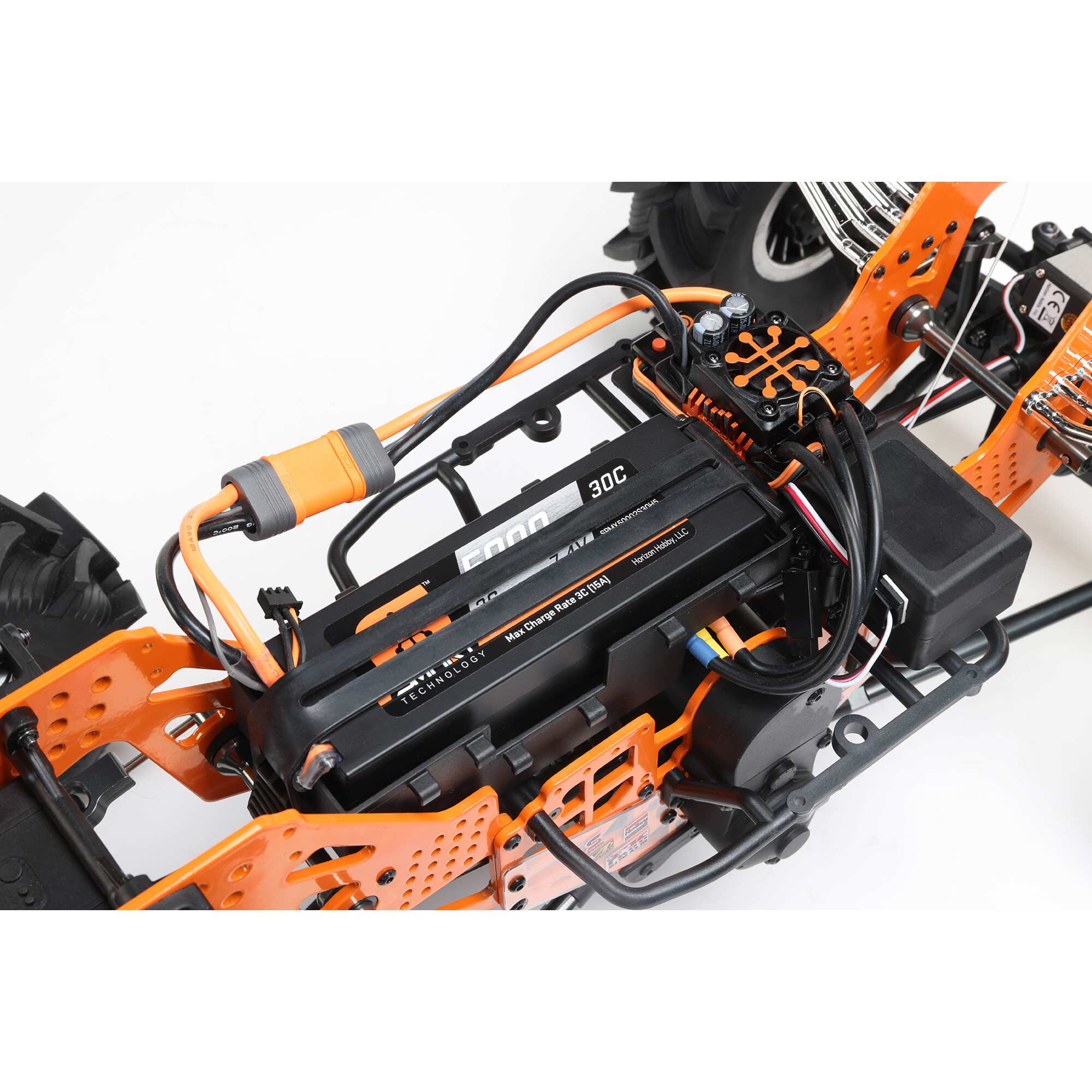 [�˾���ũ] LOS04024T1 [LOSI] 1/8 LMT 4WD Solid Axle Mega Truck Brushless RTR, King Sling - ������, ���͸� �ʿ� 26