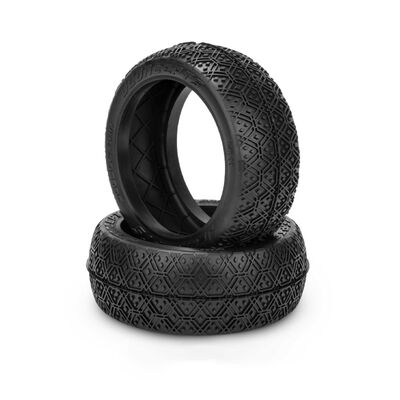 1/8 Double Bar 83mm Buggy Tires with Inserts, Blue Compound (2) 1/8 Double Bar 83mm Buggy Tires with Inserts, Blue Compound (2)