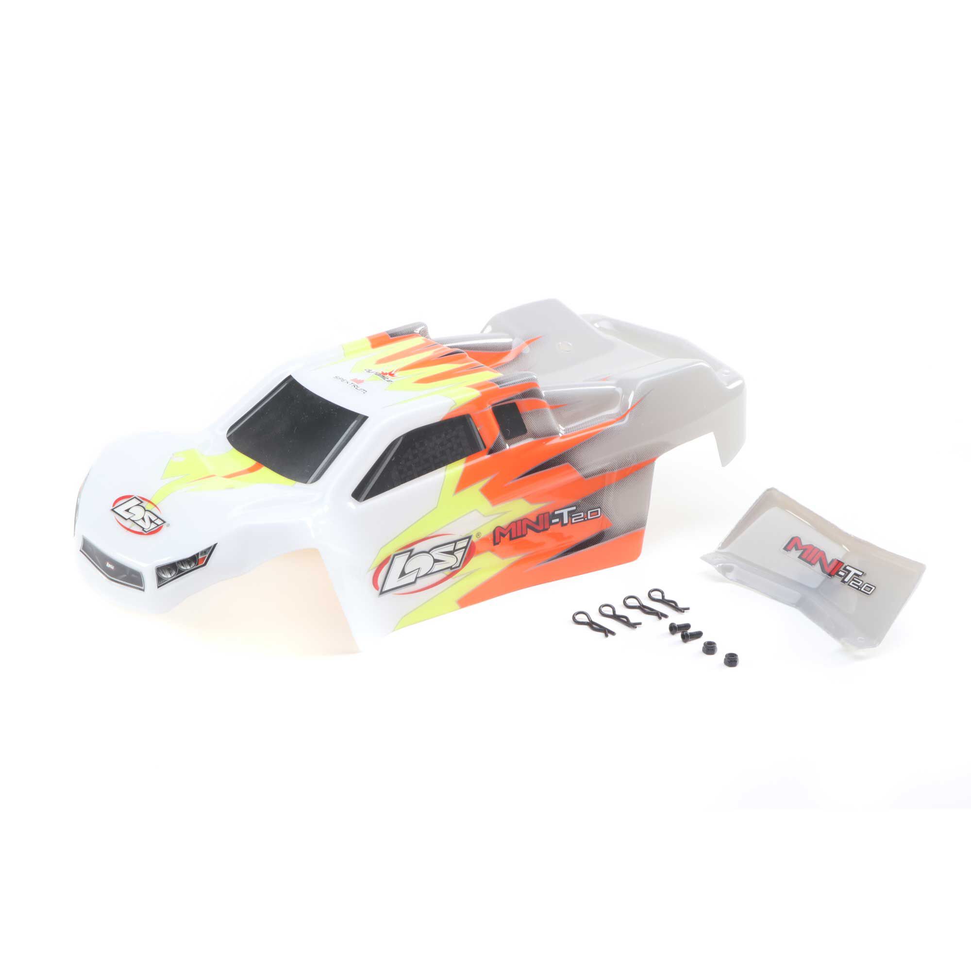 Losi Losi Body, Gray/White: Mini-T 2.0 | Horizon Hobby