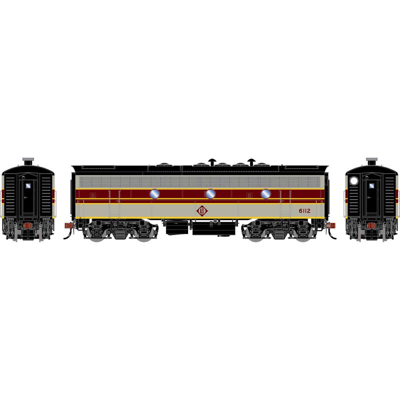 HO GEN F7B Locomotive w/DCC & Sound, EL 'Freight' EL #6112