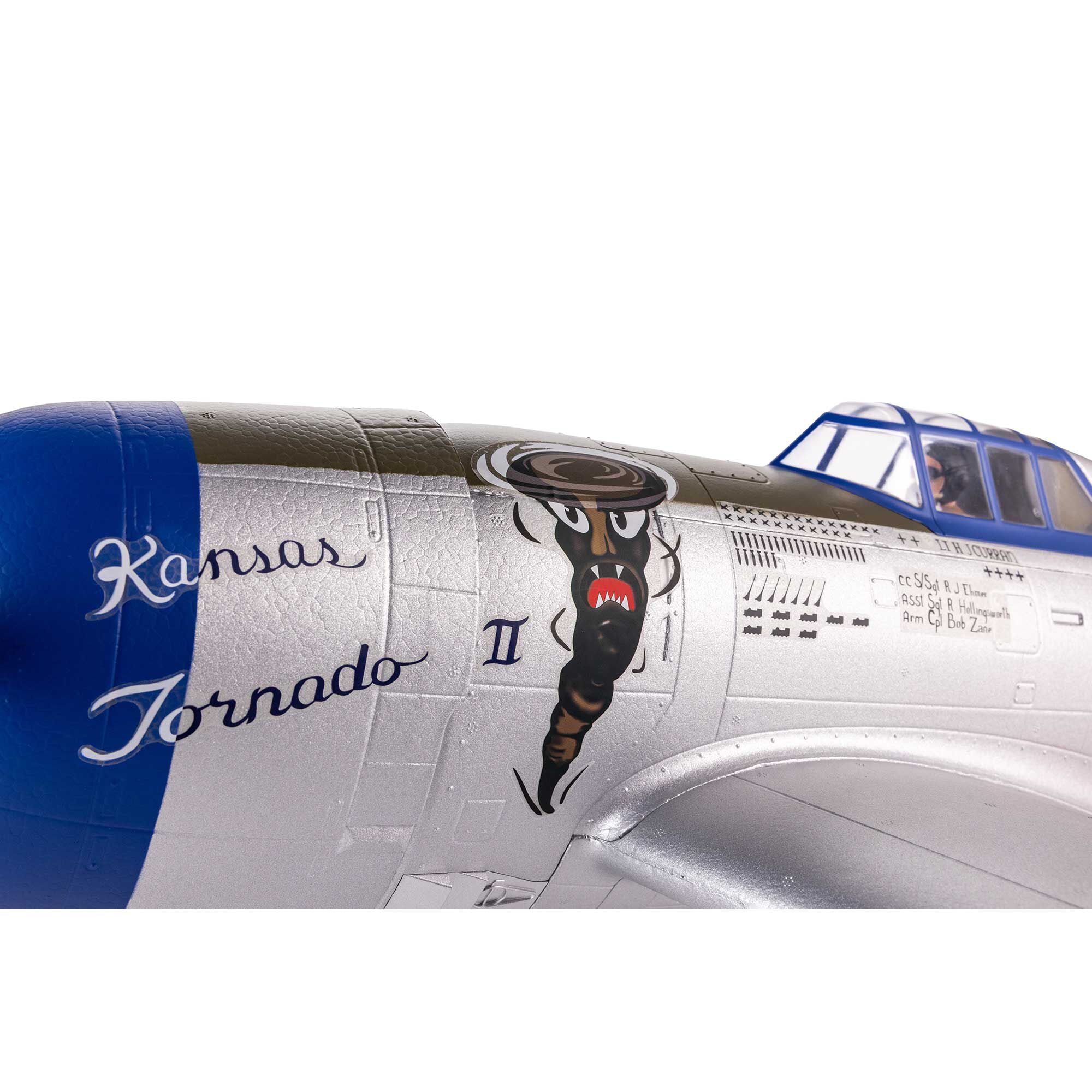 [���ܼ�] EFL08475 [E-FLITE] 1200mm P-47 �������� PNP (����, ���ӱ�, ����, �÷�, ��Ʈ��Ʈ ������� ����) 