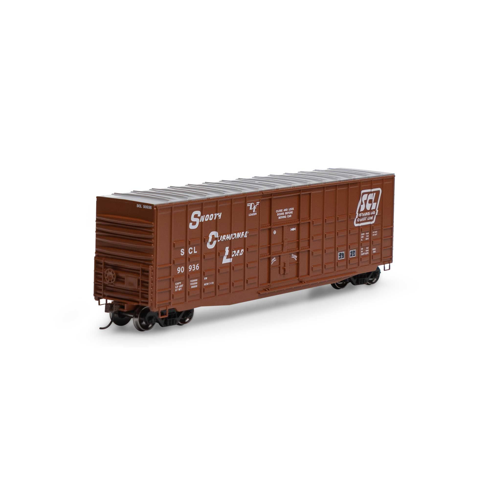 Roundhouse Roundhouse HO 50' Waffle HC Plug Door Box, SCL #90936
