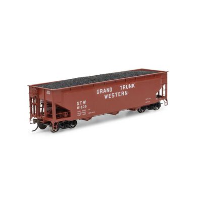 HO 40' Offset Coal Hopper with Load, GTW #111609 HO 40' Offset Coal Hopper with Load, GTW #111609
