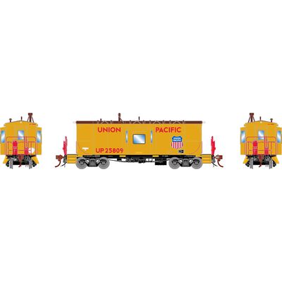 HO ICC CA-11 Caboose with Lights & Sound, UP 'Snowbus' #25809 HO ICC CA-11 Caboose with Lights & Sound, UP 'Snowbus' #25809
