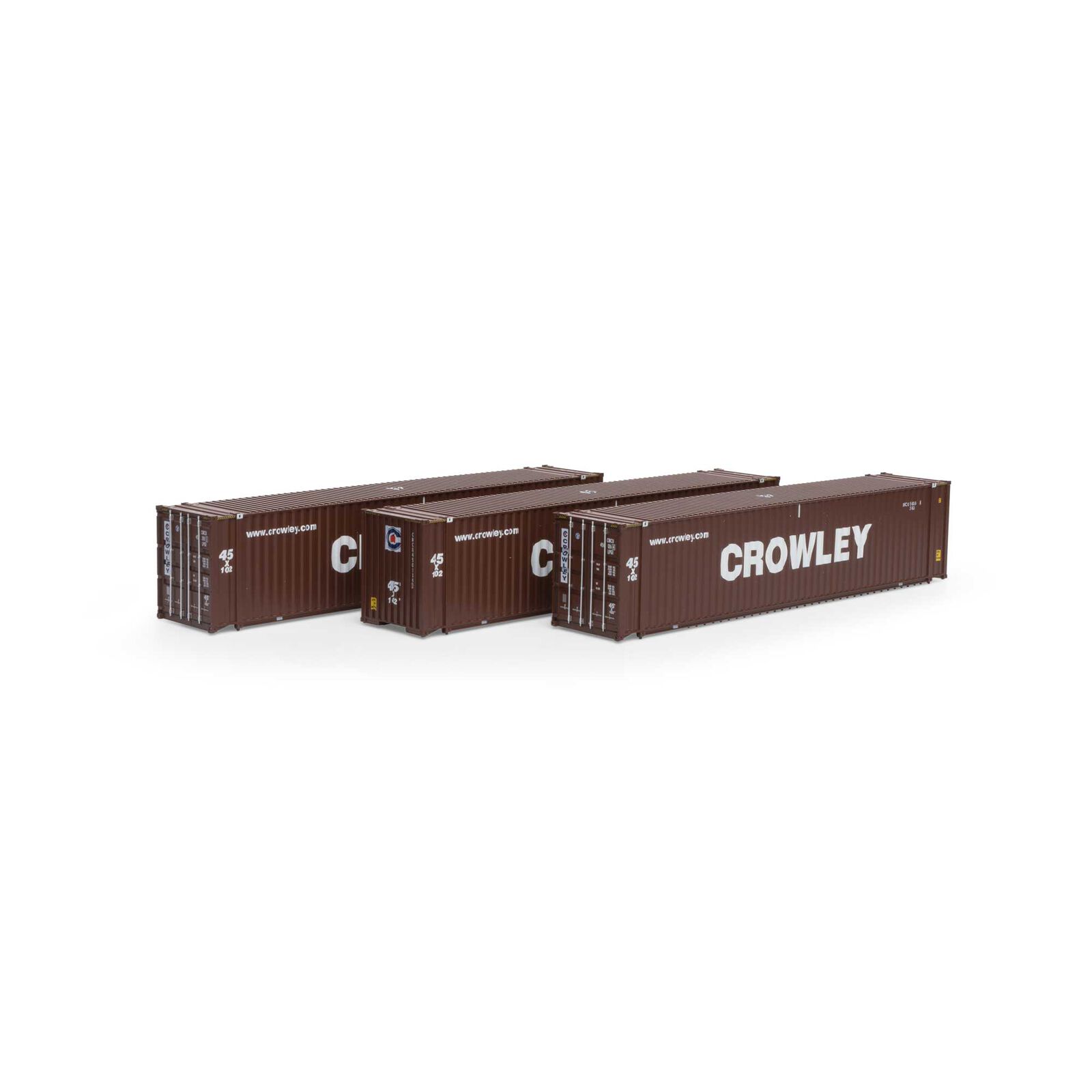 HO RTR 45' Container, Crowley #2 (3)