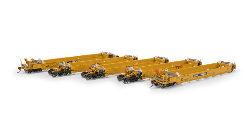 Athearn HO ATH Gunderson Maxi-I Well Cars (5), DTTX #759369