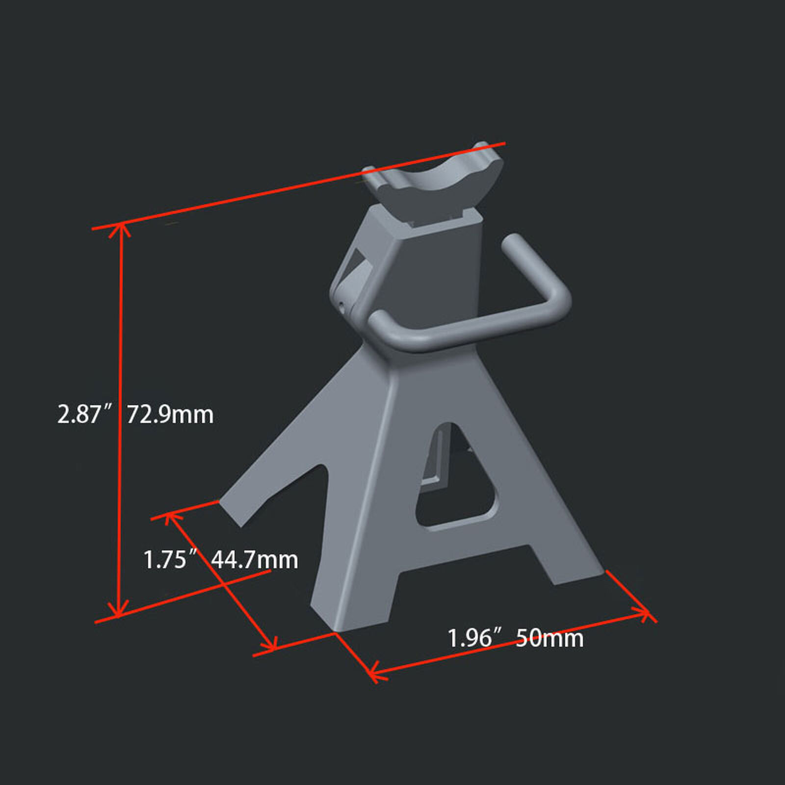 RC4WD Chubby 6 TON 1/10 Scale Miniature Jack Stands, Pair Horizon Hobby