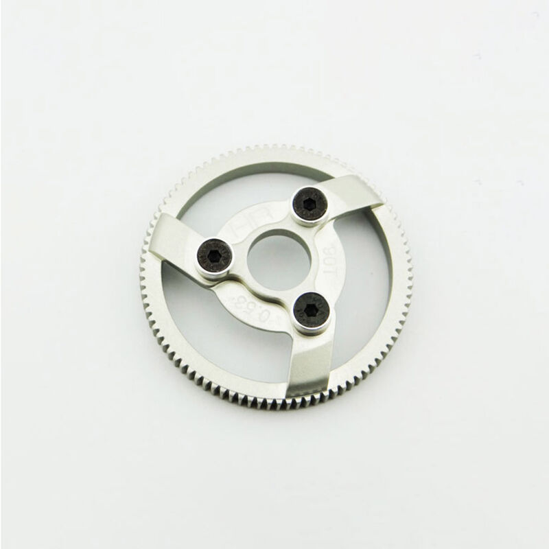 Hard Anodized Aluminum 90T Spur Gear, 48 Pitch: Traxxas Bandit, Slash, Rustler, Stampede