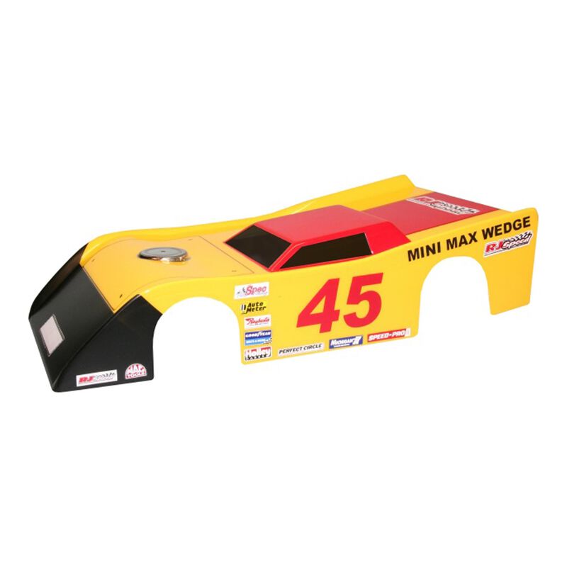 RJ Speed 1/18 Mini-Max wedge Body for Losi late model chassis