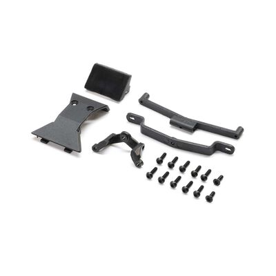 Bumper, Body Mount Set: Micro-T Bumper, Body Mount Set: Micro-T