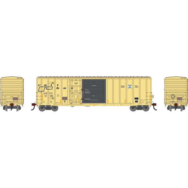 Athearn HO ATH 50' FMC 5277 Combo Door Box Car, Primed For Grime ABOX 'Late' #51106