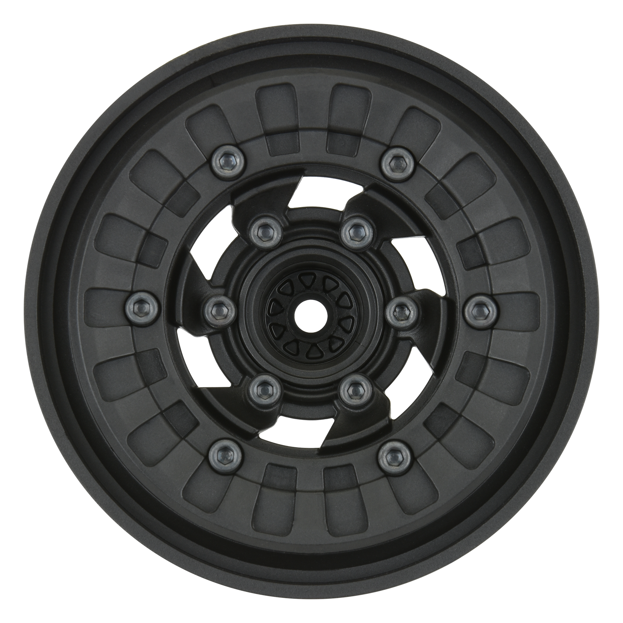 1/10 Vice CrushLock Front/Rear 2.6" 12mm Crawling Wheels (2) Blk/Blk