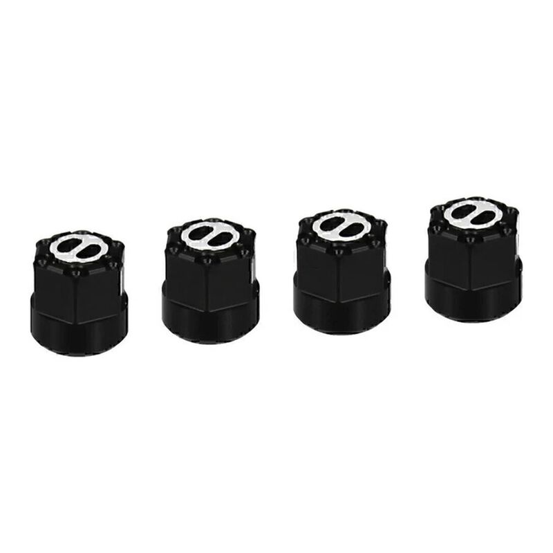 M2 Aluminum Lock Hub Wheel Nuts, 1/30 Axial SCX30 (4) LH Scale Look Wheel Hub - SCX30