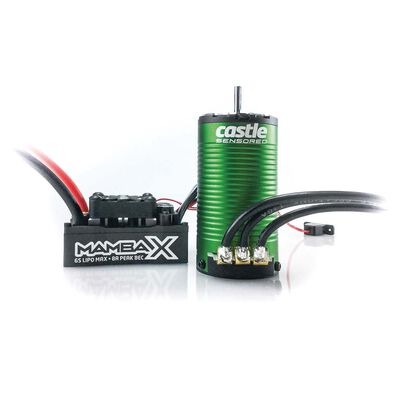 1/10 Mamba X SCT Waterproof ESC/1415-2400Kv Sensored Brushless Motor Combo: 4mm Bullet 1/10 Mamba X SCT Waterproof ESC/1415-2400Kv Sensored Brushless Motor Combo: 4mm Bullet