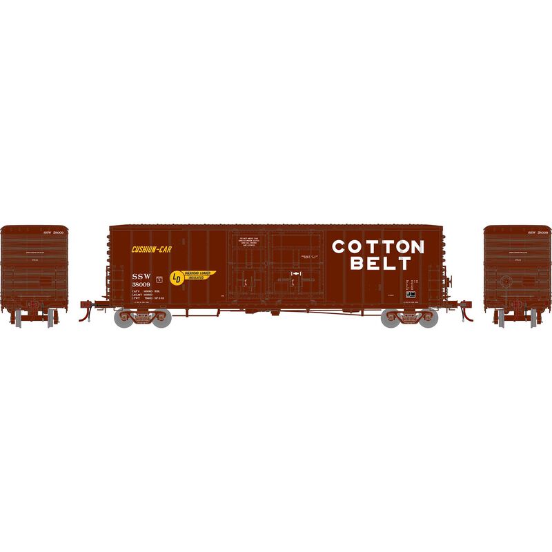 HO GEN 50' PC&F Box Car w/ 8'&6' Youngstown Plug Door, SSW 'Cushion Car' #58009