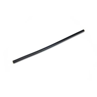 Pipe 6x10mm 300mm Long, Black Pipe 6x10mm 300mm Long, Black