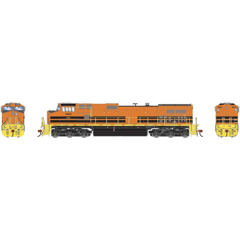 HO GE Dash 9-44CW Locomotive with DCC & Sound, ARZC #4403