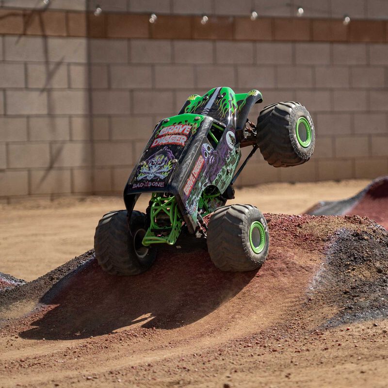 [�˾���ũ] LOS04028T1 [TEAM LOSI] LOSI 1/8 LMT 2.0 Grave Digger 4X4 �ָ��� �׽� �귯�ø��� ���� Ʈ�� RTR, �׸� 18