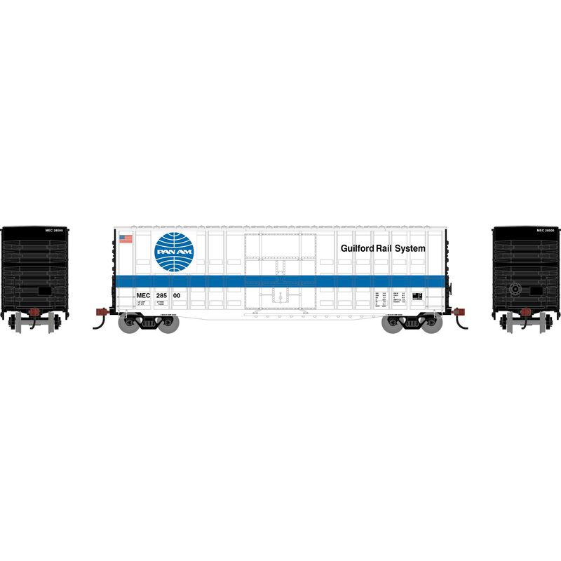 HO RND 50' Waffle High Cube Box Car MEC #28500