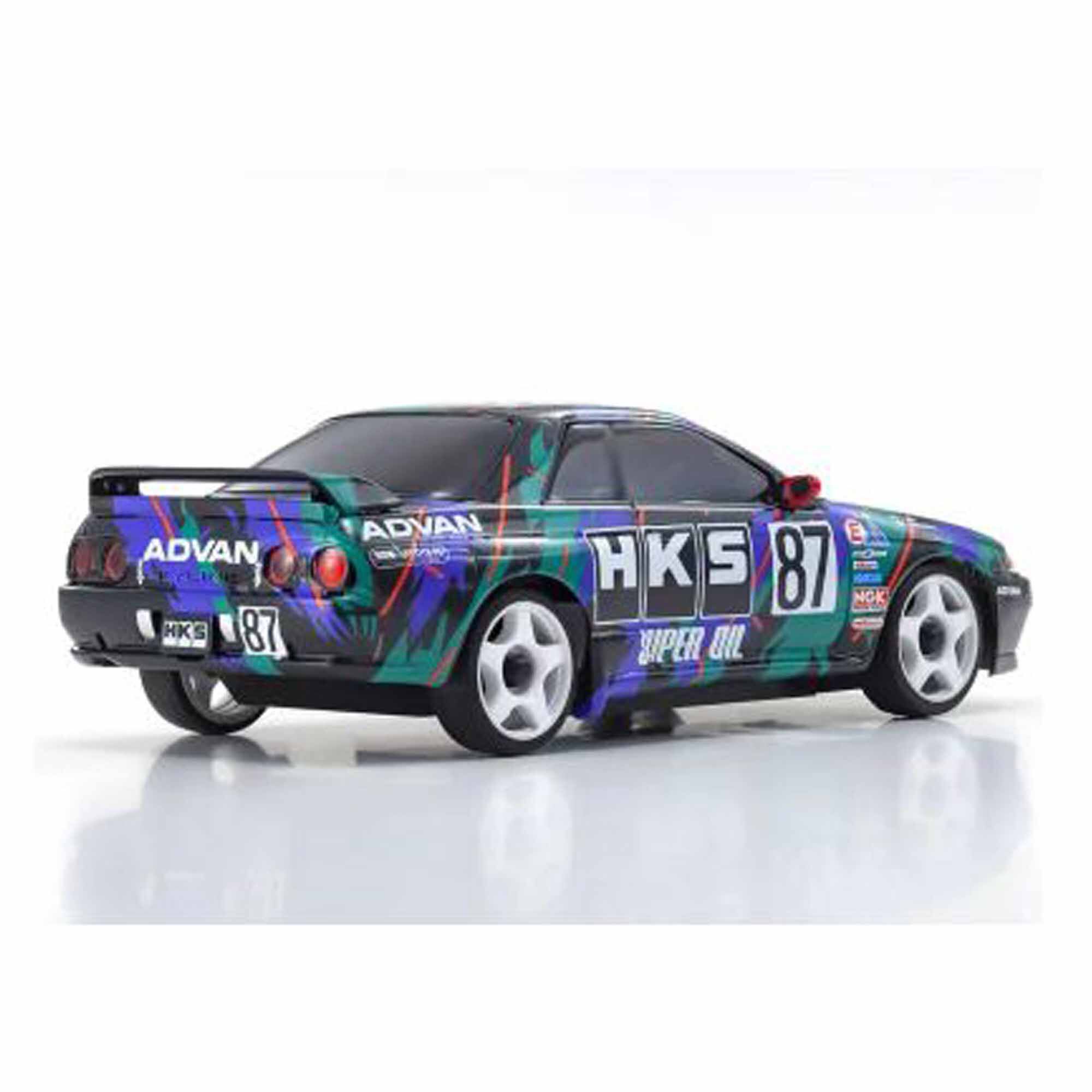 Kyosho 1/28 HKS Skyline GT-R 1993 #87 R32 Mini-Z AWD RTR | Horizon