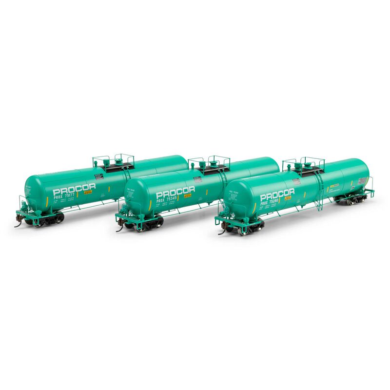 Athearn HO ATH 30K Ethanol Tank Car, PROX #75177/75280/75345 (3) Athearn HO ATH 30K Ethanol Tank Car, PROX #75177/75280/75345 (3)