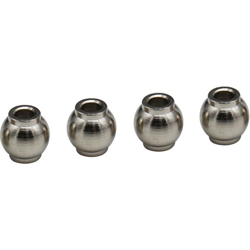 Steel Chrome Pivot Ball 3x7.8x8mm: BLX 6s