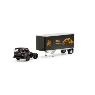 HO RTR Ford C/28' Trailer, UPS HO RTR Ford C/28' Trailer, UPS