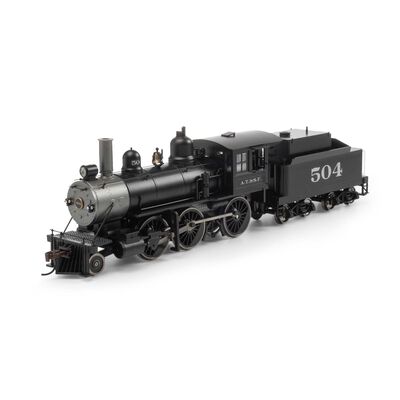 HO 2-6-0 Steam Locomotive, ATSF #504 HO 2-6-0 Steam Locomotive, ATSF #504