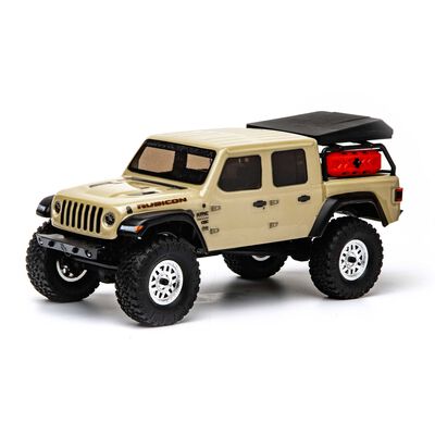 1/24 SCX24 Jeep JT Gladiator 4X4 RTR Brushed Rock Crawler (Battery & Charger Included), Beige 1/24 SCX24 Jeep JT Gladiator 4X4 RTR Brushed Rock Crawler (Battery & Charger Included), Beige