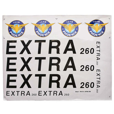 Decals Extra 260 30-35cc EP ARF Decals Extra 260 30-35cc EP ARF