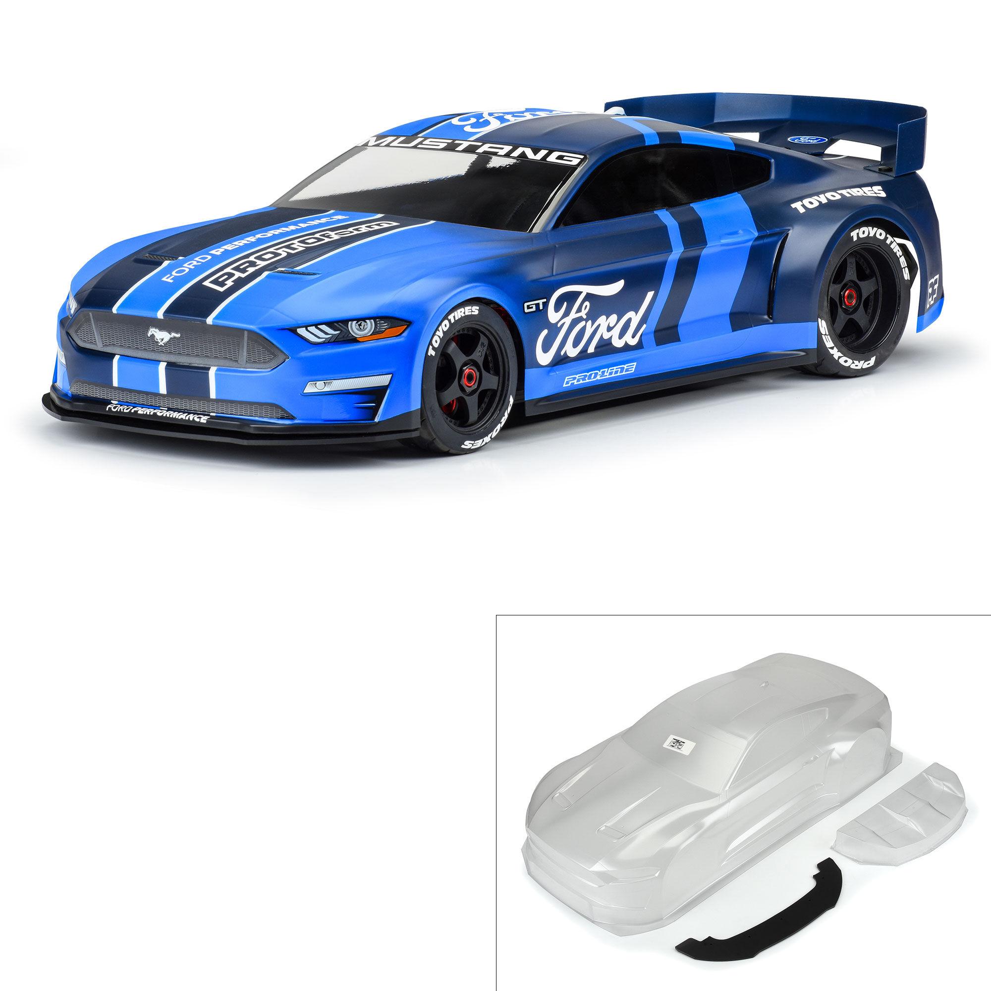 1/7 2021 Ford Mustang GT Clear Body: ARRMA Felony - PRM158100